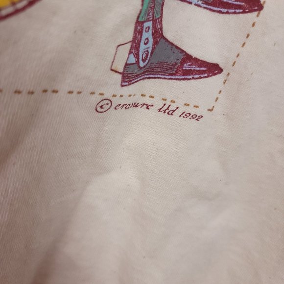 SOLD Erasure Phantasmagorical 1992 Shirt Vintage 90 Music Concert Single Stitch - Picture 7 of 12